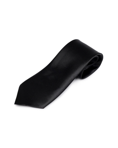 Saténová kravata s klipom, bez viazania - 1 ks | Mimib