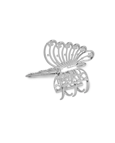 Štipec do vlasov kovový motýľ - 1 ks | Mimib