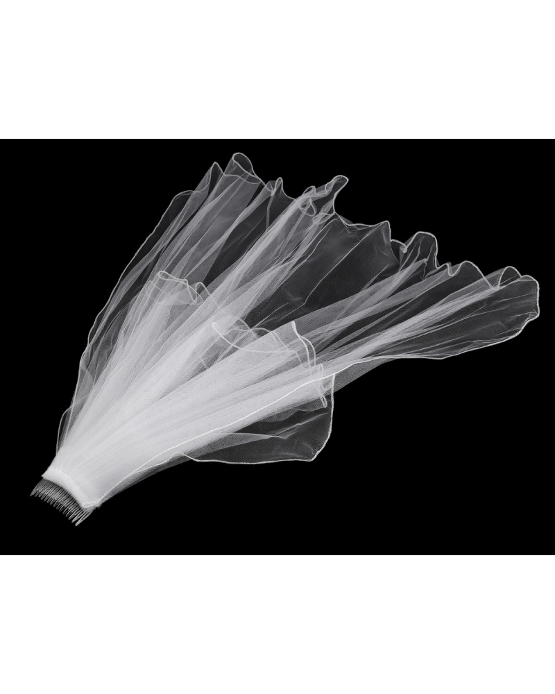 Závoj s hrebeňom - na párty / rozlúčku so slobodou - 1 ks | Mimib