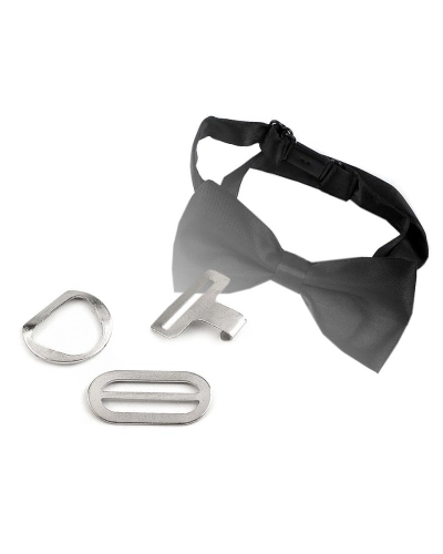 Zapínanie na motýlika oceľové, sada 3 páry - 1 kar. | Mimib