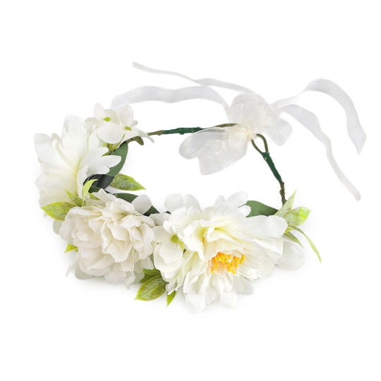 Kvetinový venček do vlasov - 1 ks | Mimib