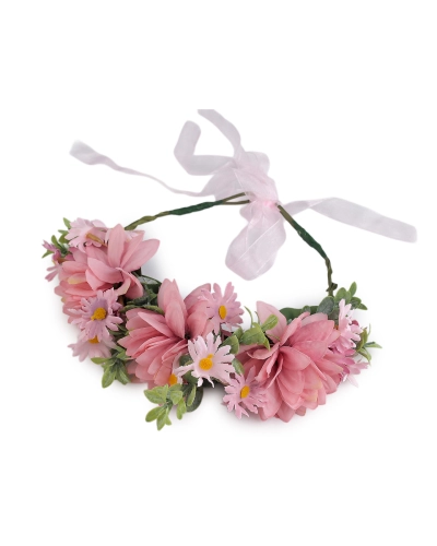 Kvetinový venček do vlasov - 1 ks | Mimib