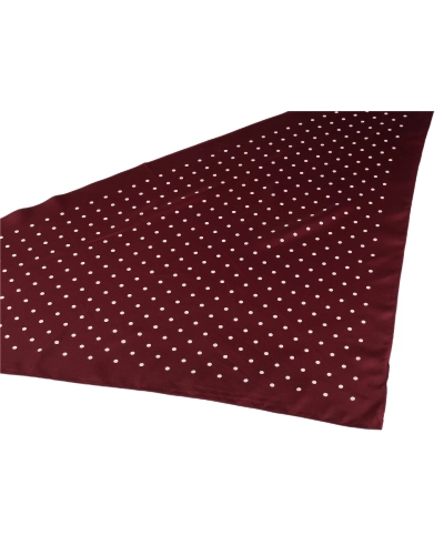 Saténová šatka trojuholníková bodka 65x135 cm - 1 ks