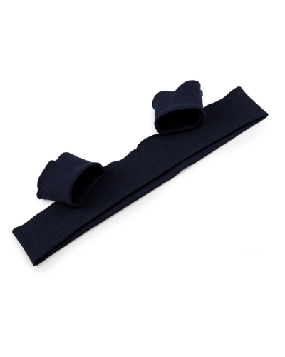 Bavlnené elastické náplety šírka 7,5 cm sada (2x rukáv, 1x pás) - 1 sada | Mimib