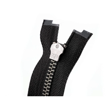 5. számú, osztható fém cipzárak, 2 csúszka / 2 irányú YKK