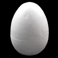 Polisztirol tojás 6,5x9,5 mm 10db.