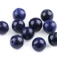 Ásványi gyöngy Lapis lazuli Ø8 mm12 - 12db.