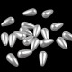 Viaszolt műanyag gyöngyök / teklagyöngy Glance csepp 8x16 mm 10g