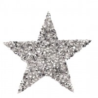 Felvasalható csillag kövekkel1 - 1db.