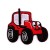11 piros traktor
