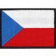 Zászló - cseh zászló - ruhára vasalható textil matrica1 - 1db.