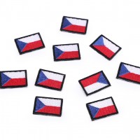 Felvasalható folt mini cseh zászló1 - 1db.