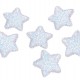 Csillag glitterekkel Ø50 mm 10db.