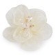 Virág üveg gyöngyökkel varrható, ragasztható1 - 1db.
