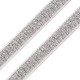 Brokát gumi / vállpántgumi szélessége 10 mm lurexszel1 - 1m
