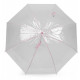 Női / lányos átlátszó kilövős esernyő 1db.