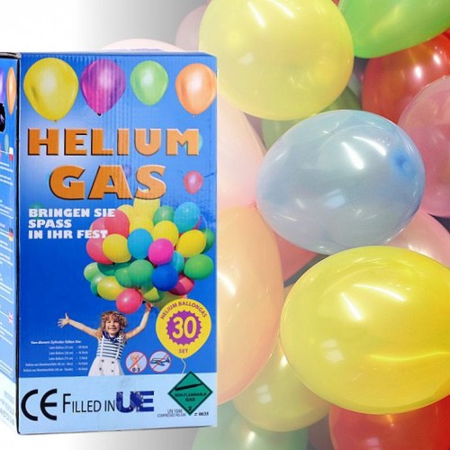 Hélium készlert 30 lufi 1db.