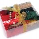 Karácsonyi kreativ méteranyag - csipke, paszomány, szalag 1box