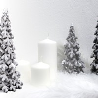 Dekorációs karácsonyfa glitterekkel 27,5 cm 1db.