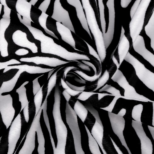 Zebra bőr imitáció 1m