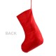 Mikulás csizma / karácsonyi zoknyi 18x29 cm 1db.