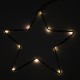 Karácsonyi csillag dekor LED világító akasztható 1db.