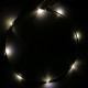 Dekorációs karácsonyi LED világító kör Ø19,5 cm akasztható 1db.