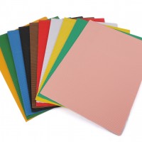 Pamut hullámos papír készlet színes / ragasztható 10db.