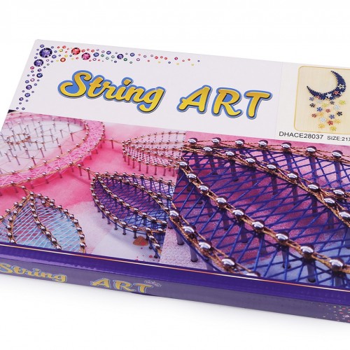 Kreatív készlet String Arnt - madzaggal alkotunk 21x30 cm 1szett