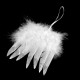 Dekorációs angyal szárnyak metalikus efekt1 - 1db.