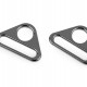 Háromszög alakú fém bújtató szélessége 31 mm2 - 2db.
