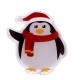 Karácsonyi gél ragasztó ablakokra - hóember, pingvin1 - 1db.