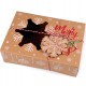 Karácsonyi ajándék doboz átlátszó névjegykártyával1 - 1db.