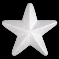 Csillag 3D Ø14 cm polisztirol1 - 1db.