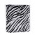 6 fehér-fekete zebra